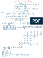 Descrete Time Convolution