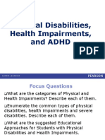 Physical Disabilities Health Impairments