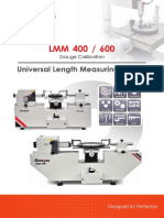 Universal Length Measuring Machine - LMM 400 LMM 600
