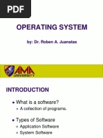 Operating System: By: Dr. Roben A. Juanatas