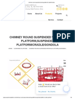 Chimney Round Suspended Working Platform_Cradle_Gondola