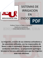 Sistemas de Irrigación en Endodoncia