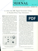 (KG) Journal: A 3800-7600 MC Signal Generator Using A Parallel-Plane Type Resonator