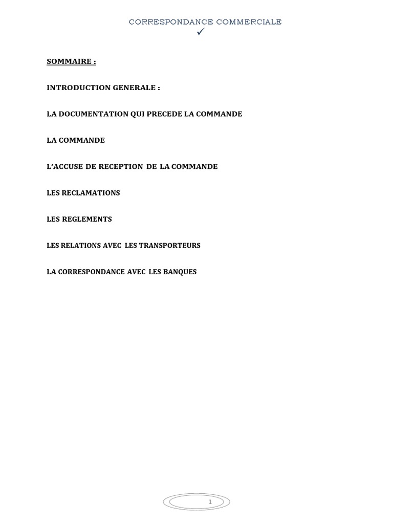 Que Veut Dire Nous Accusons Réception De Votre Demande Cours TC | PDF | Facture | Appel d'offres