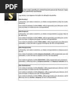 Controle Finanças Pessoais 2019