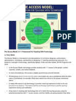 The Access Model: A 1:1 Framework For Teaching With Technology