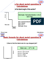 Sheet Matel Calculations