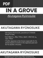 In A Grove: Akutagawa Ryūnosuke