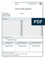 2019 08 15 Form Liste Des Effets Importés FR
