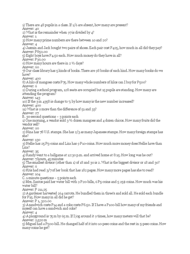 Math Reviewer GRADE 2 | PDF | Teaching Mathematics