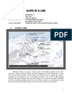 Slope of A Line: I. Guide Card