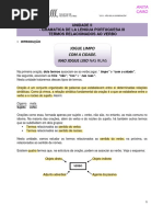 termos integrantes da oração