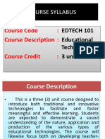 Course Syllabus: Course Code: Course Description: Course Credit