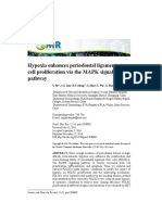 Hypoxia Enhances Periodontal Ligament Stem Cell Proliferation Via The Mapk Signaling Pathway PDF