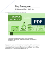 Blog Ruangguru: Biologi Kelas 12 - Mengenal Gen, DNA, Dan Kromosom