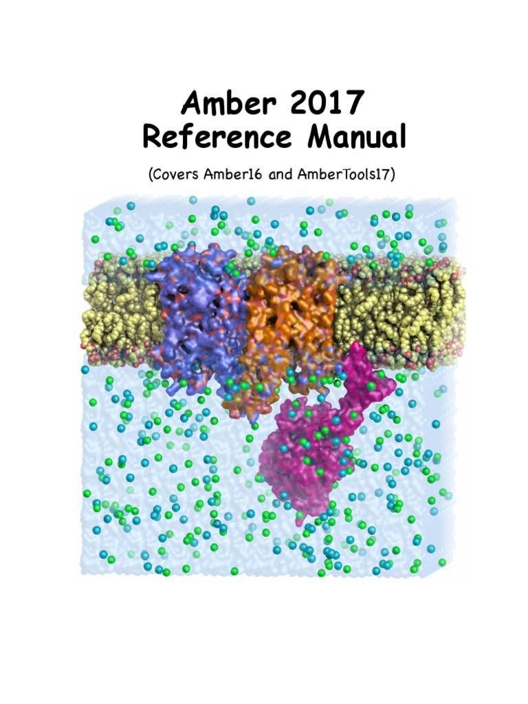 Amber 17 Pdf Computational Chemistry Molecular Dynamics
