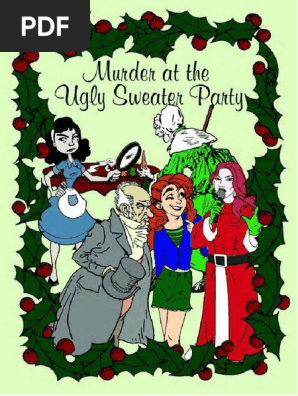 Murder at the Ugly Sweater Party a Murder Mystery Party Kit