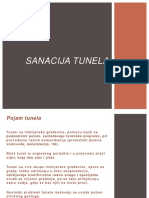 Sanacija Tunel Jedrinje