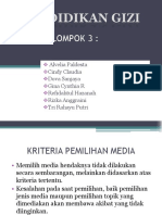 Kelompok 3 Pendidikan Gizi