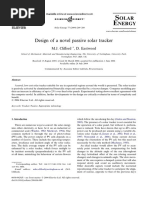 Design of A Novel Passive Solar Tracker: M.J. Clifford, D. Eastwood