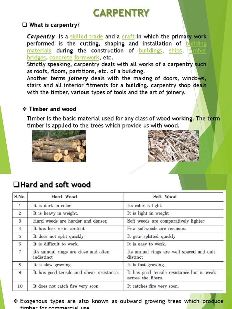 Carpentry Is A PDF Carpentry Wood