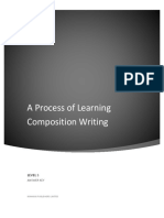 A Process of Learning Composition Writing