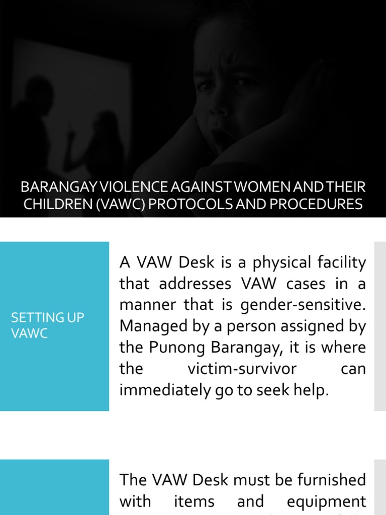 Barangay Violence Against Women and Their Children | PDF | Human ...
