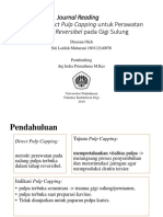 Journal Reading - Protokol Direct Pulp Capping