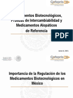 1. Dr. Juan Carlos Gallaga Biotecnológicos, Pruebas de Intercambiabilidad y Medicamentos de Referencia (JCGS).pptx