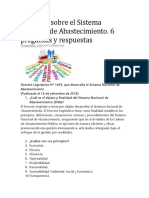 Lo Nuevo Sobre El Sistema Nacional de Abastecimiento