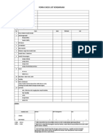 Form Checklist Kendaraan Angkutan