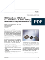 M58Lwxxc and M58Lwxxd: ST Introduces A New Family of Flash Memories For High Performance Applications