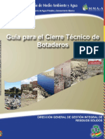 Guia para El Cierre Tecnico de Botaderos PDF