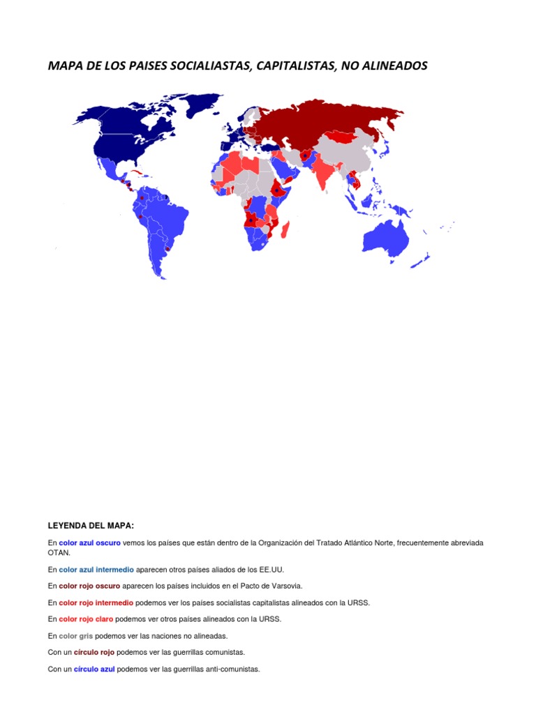 Mapa de países socialistas y capitalistas | PDF | La política exterior ...