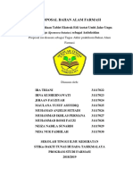 Proposal Bahan Alam Farmasi - 1