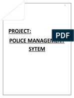 police managment system