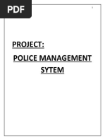 police managment system