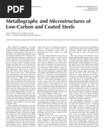 Asm - Metalografia de Aço Baixo Carbono