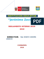 Reglamento Interno 18 Actualizado