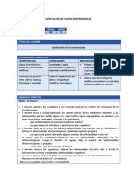 Planificación de Sesión de Aprendizaje: Aprendizajes Esperados