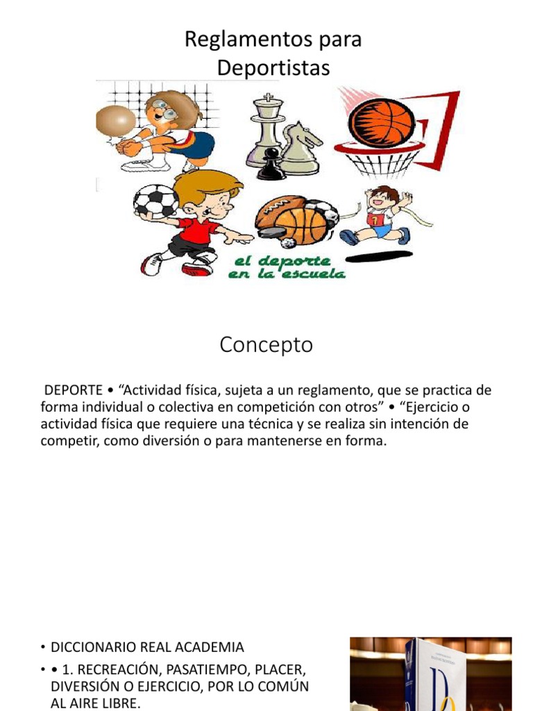Reglamentos Deportivos PDF Deportes México