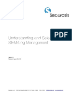 Understanding and Selecting SIEM and Log Management