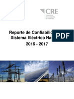 Reporte de Confiabilidad de Electricidad PDF