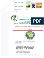 Informe 1 Acides y PH de Carne