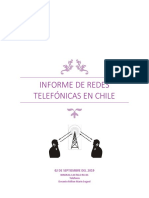 Informe de Redes Telefónicas en Chile