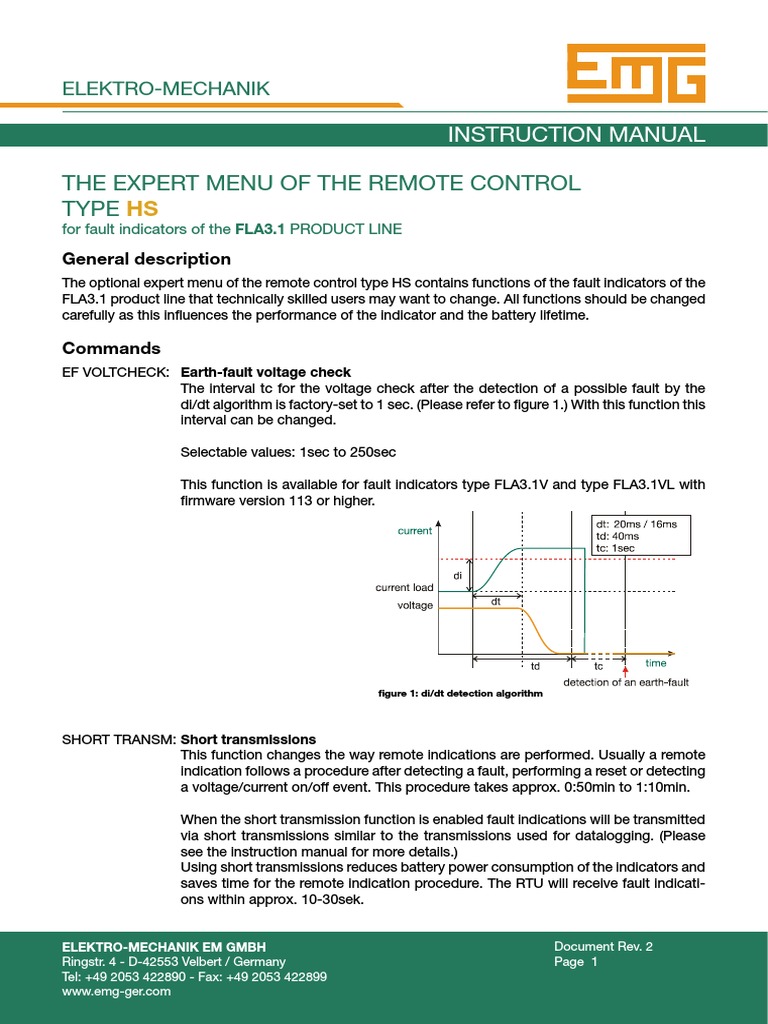 EMG Manual | PDF | Telecommunications | Electrical Engineering
