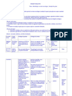 Plan de Lectie Sociologie