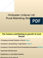 Hindustan Unilever LTD: Rural Marketing Strategies