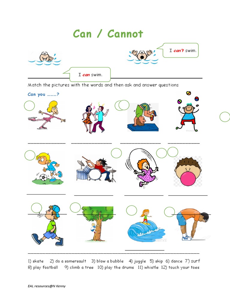 Can Cannot | PDF