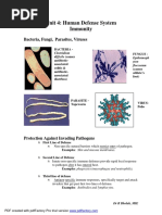 Human Defense System & Immunity